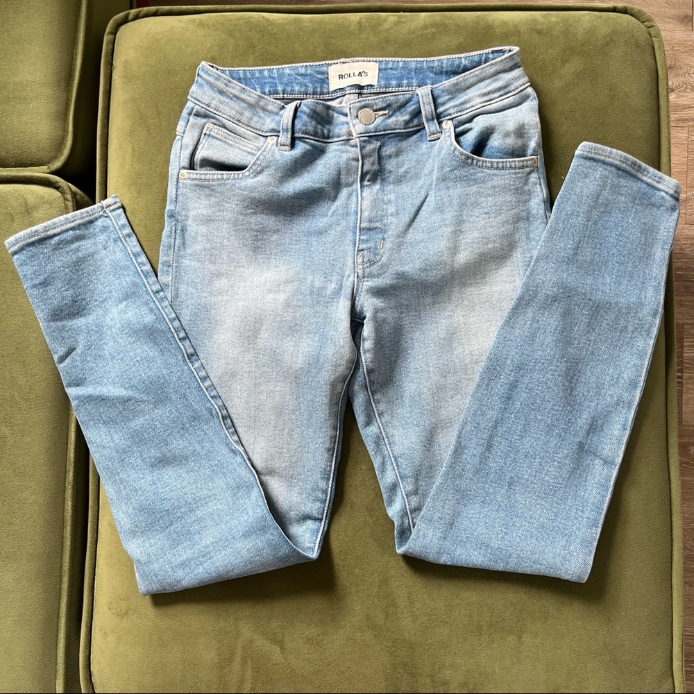 Rolla’s West Coast Super Skinny Jeans in Light Wash size 26